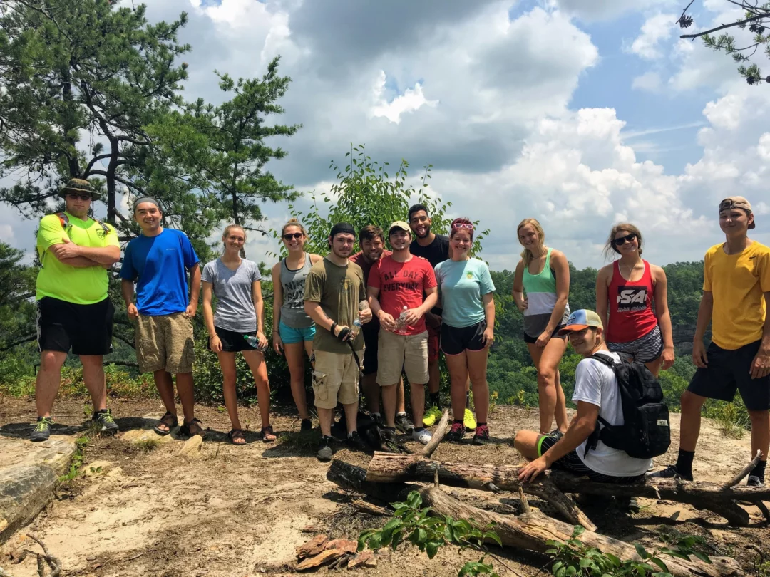 Groupe de randonneurs